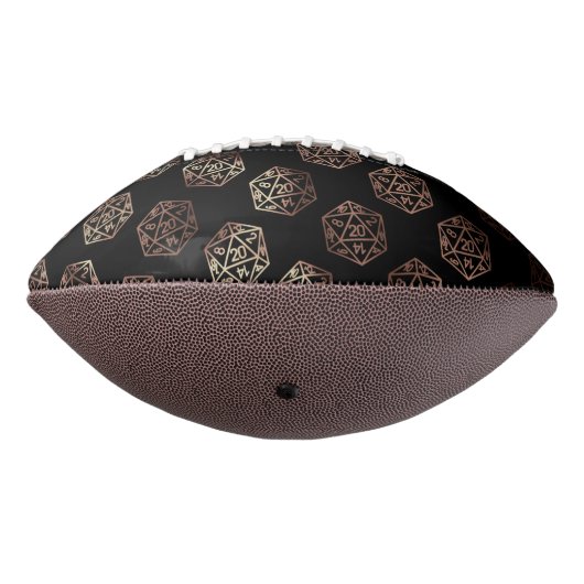 RPG Dice | Copper Fantasy Retro Tabletop PnP Gamer American Football (Gedraaid 270)