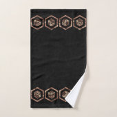 RPG Dice | Copper Fantasy Retro Tabletop PnP Gamer Bad Handdoek (Handdoek)