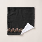 RPG Dice | Copper Fantasy Retro Tabletop PnP Gamer Bad Handdoek (Wasdoekje)