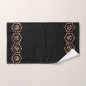 RPG Dice | Copper Fantasy Retro Tabletop PnP Gamer Bad Handdoek (Handdoek)
