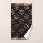 RPG Dice | Copper Fantasy Retro Tabletop PnP Gamer Bad Handdoek (Handdoek)