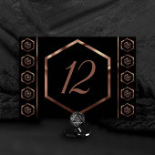 RPG Dice | Copper Fantasy Retro Tabletop PnP Gamer Kaart