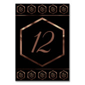 RPG Dice | Copper Fantasy Retro Tabletop PnP Gamer Kaart (Voorkant)