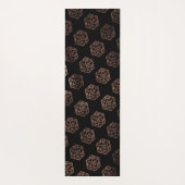 RPG Dice | Copper Fantasy Retro Tabletop PnP Gamer Yogamat (Achterkant)