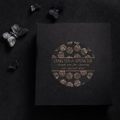 RPG Dice | Copper Fantasy Tafelblad Gamer Bedankt Ronde Sticker