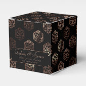 RPG Dice | Copper Fantasy Tafelblad Gamer Custom Bedankdoosjes (Voorkant Zijde)