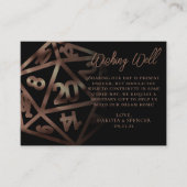 RPG Dice | Copper Fantasy Tafelblad Gamer Verlangl Informatiekaartje (Voorkant)