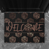 RPG Dice | Copper Fantasy Tafelblad Gamer Welkom Deurmat