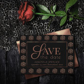 RPG Dice | Copper Old School Tafelblad Roleplayer Save The Date