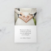 RPG Dice | Emerald Fantasy Tafelblad Gamer Foto Bedankkaart (Binnen)