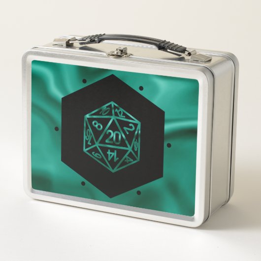 RPG Dice | Emerald Fantasy tafelblad Retro Gamer (Voorkant)