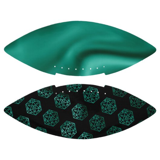 RPG Dice | Emerald Fantasy tafelblad Retro Gamer American Football (Panelen)