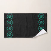 RPG Dice | Emerald Green Fantasy tafelblad gamer Bad Handdoek (Handdoek)