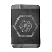 RPG Dice | Fantasy Old School Tafelblad Retro Game Badmat (Voorkant Verticaal)