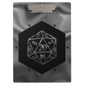 RPG Dice | Fantasy Old School Tafelblad Retro Game Klembord (Voorkant)