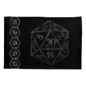 RPG Dice | Fantasy Old School Tafelblad Retro Game Kussensloop (Achterkant-Links)