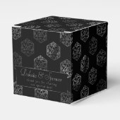 RPG Dice | Fantasy Retro Tafelblad PnP Gamer Custo Bedankdoosjes (Voorkant Zijde)