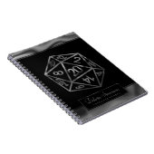 RPG Dice | Fantasy Tabletop Gamer Custom Character Notitieboek (Rechterzijde)