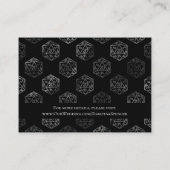 RPG Dice | Fantasy Tabletop Gamer Hotel Details Informatiekaartje (Achterkant)