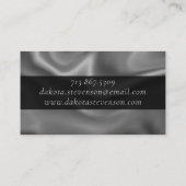 RPG Dice | Fantasy Tabletop Retro Gamer Branding Visitekaartje (Achterkant)