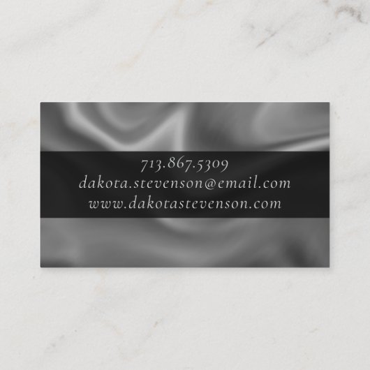 RPG Dice | Fantasy Tabletop Retro Gamer Branding Visitekaartje (Achterkant)