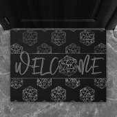 RPG Dice | Fantasy Tabletop Retro Gamer Welkom Deurmat