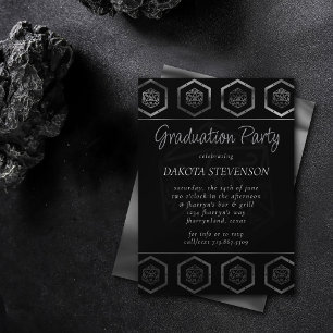 RPG Dice   Fantasy Tabletop Retro PnP Gamer Party Kaart