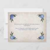 RPG Dice Gamer Bruiloft Bedankkaart (Achterkant)