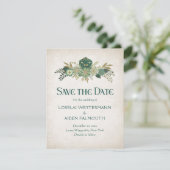 RPG Dice Gamer Bruiloft Save The Date (Staand voorkant)