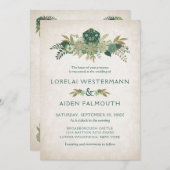 RPG Dice Gamer bruiloft uitnodiging (Voorkant / Achterkant)