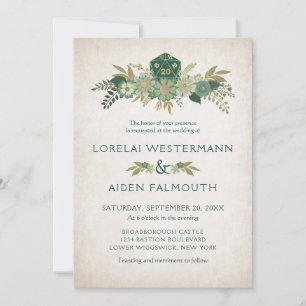 RPG Dice Gamer bruiloft uitnodiging