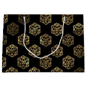 RPG Dice | Gold Fantasy Retro Tafelblad PnP Gamer Groot Cadeauzakje (Voorkant)