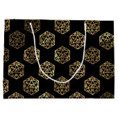 RPG Dice | Gold Fantasy Retro Tafelblad PnP Gamer Groot Cadeauzakje (Achterkant)