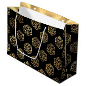 RPG Dice | Gold Fantasy Retro Tafelblad PnP Gamer Groot Cadeauzakje (Voorkant Gekanteld)