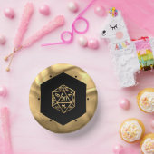 RPG Dice | Gold Fantasy Retro Tafelblad PnP Gamer Papieren Kommen (Feest)