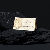 RPG Dice | Gold Fantasy Retro Tafelblad PnP Gamer Plaatskaartje