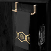 RPG Dice | Gold Fantasy Tabletop Retro PnP Gamer Theedoek