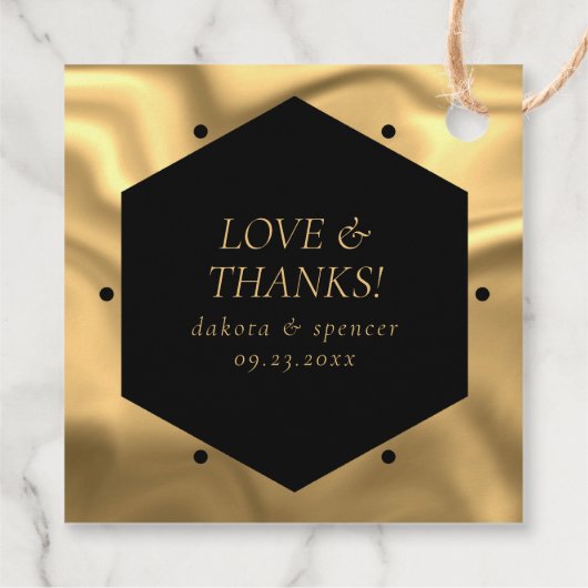 RPG Dice | Gold Fantasy Tafelblad PnP Gamer Custom Bedankjes Labels (Achterkant)