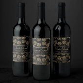 RPG Dice | Gold Fantasy Tafelblad PnP Gamer Custom Wijn Etiket