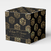 RPG Dice | Gold Tafelblad PnP Roleplayer Bedankt Bedankdoosjes (Voorkant Zijde)