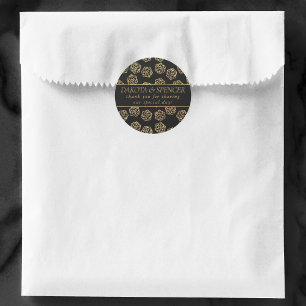 RPG Dice Gold Tafelblad PnP Roleplayer Bedankt Ronde Sticker