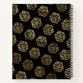 RPG Dice | Gouden Fantasy Tabletop Gamer Graph Pap Notitieboek (Achterkant)