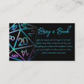 RPG Dice | Holo Fantasy PnP tafelblad boek aanvraa Informatiekaartje (Voorkant)