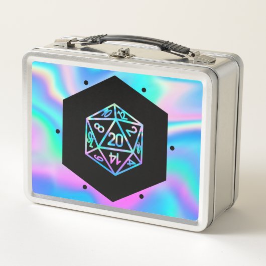 RPG Dice | Holo Fantasy Retro Tafelblad PnP Gamer (Voorkant)