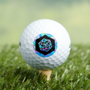 RPG Dice   Holo Fantasy Retro Tafelblad PnP Gamer Golfballen