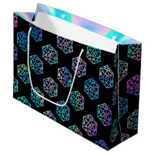 RPG Dice   Holo Fantasy Retro Tafelblad PnP Gamer Groot Cadeauzakje