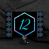 RPG Dice | Holo Fantasy Retro Tafelblad PnP Gamer Kaart