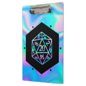 RPG Dice | Holo Fantasy Retro Tafelblad PnP Gamer Klembord (Links)