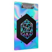 RPG Dice | Holo Fantasy Retro Tafelblad PnP Gamer Klembord (Rechts)