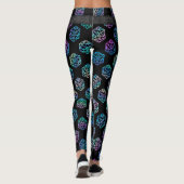 RPG Dice | Holo Fantasy Retro Tafelblad PnP Gamer Leggings (Achterkant)